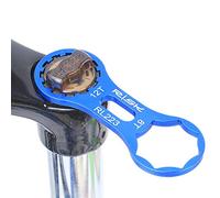 Alomejor Durable Bike Front Fork Wrench Tool Lightweight Aluminum Alloy Front Fork Repairing Tool for XCR XCT XCM Easy to Carry Around for Cyclists (blue)