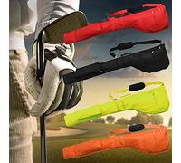 Alomejor Durable Nylon Golf Club Bag Large Capacity Backpack for Beginners Fluorescent Green Orange 128 * 33 * 17CM (Fluorescent green)