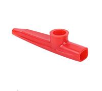 Alomejor Durable Plastic Kazoo with Saxophone -like Sound for Simple Learning and Mood Production - for Acoustic Instruments (Red)