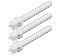 Alomejor Durable Sewing Spool White Plastic Thread Pillar for Handicraft Enthusiast, 3 Pcs for Common Sewing Machines