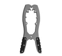 Alomejor Durable Stainless Steel Canoe Brush Gripper Kayak Anchor Clamp, Compact Brush Gripper for Kayak - Easy to Anchor Your Without Scaring Fish or Stirring Up Mud, 304 Stainless Steel (Gray)