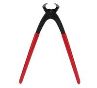 Alomejor Ear Clamp Pliers Carbon Steel Ear Hose Clamps with Slim Head PVC Grip for Single Double Stepless Clamps Car Repair Plumbing Pipe Securing