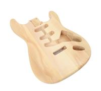Alomejor Ebike Conversion Kit Electric Bike Upgrade Kit E Bike Modification Unfinished Electric Guitar Body Walnut Wood Blank for Customization with Triple Single Pickup Hole