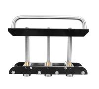 Alomejor Edge Roller Bender V-Shaped Rollers for Consistent Bends 0-90 Degree Angle Sheet Metal Bender for 29-22 Gauge Steel (Black)