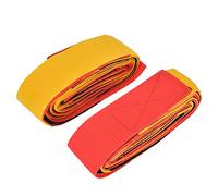 Alomejor Elastic Foot Leggings, Strong Stretching Force for Teamwork Games, with Hook Loop for Parent Child Activities, Training Institutions, Playgrounds, 3 4 6 8 People Belt (8-person leggings (1