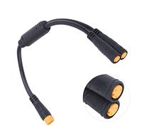 Alomejor Electric Bike Cable Waterproof Y Splitter 1 to 2 Cable with 3 Pin Connector for BBS01/BBS02/BBSHD Shift Sensor Brake