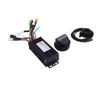 Alomejor Electric Bike Controller Kit Brushless Motor Controller 3 Mode 26A with LED Display Meter and Throttle Grip for 36V 48V 500W 750W Modification