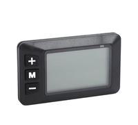 Alomejor Electric Bike LCD Display, ABS LCD Panel with Real Time Speed and Battery Alert, Electric Scooter Display Panel for Bike Motorcycle Scooter Riders