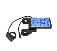 Alomejor Electric Bike LCD Display, ABS Panel with Real Time Data for 22.2mm Handlebar Electric Scooter