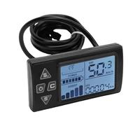 Alomejor Electric Bike LCD Panel Exact Battery Level Indicator for Electromut Roller Drivers Light Material