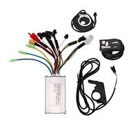 Alomejor Electric Bike Motor Controller Kit Brushless Motor Sine Wave Controller Booster Thumb Throttle Meter Set 24V 36V 48V