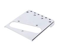Alomejor Electric Guitar Bridge Plate, 6 String Saddle with Adjustable Saddles for TL Telecaster