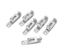 Alomejor Electric Guitar Bridge Saddle Durable Replacement Set for 6 Strings Electric Guitars Fine Workmanship for Music Enthusiasts (Silver)