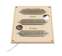 Alomejor Electric Guitar Pickup, Retro Style Metal Pole Single Coil Pickup for Squier with Copper Wire Enhanced Tone Replacement