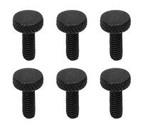 Alomejor Electric Guitar Tremolo Bridge 6 Pcs Set Metal String Locking Screw for Replacement (Black)