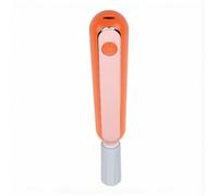 Alomejor Electric Makeup Brush Cleaner Compact Portable 3 Speed Low Noise for Beauty Enthusiasts Orange Silicone