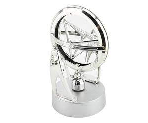 Alomejor Electric Perpetual Motion Desk Toy USB Powered Desktop Swinging Ornament for Office Desk Intriguing Movements