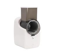 Alomejor Electric Vegetable Grater Rechargeable Automatic Cutter Salad Maker Machine for Kitchen Professional White with Various Blades, Easy to Wash, Stable Structure, for Health Enthusiasts