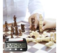 Alomejor Electronic Chess Clock Large-screen LCD Display Countdown Chess Timer for Players Training Chinese Blue 1 Pack (Blue)