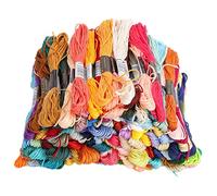 Alomejor Embroidery Thread Multicolour Cross Stitch Cotton Sewing Skeins for Craft Accessories, 150Pcs, Suitable for Children and Beginners