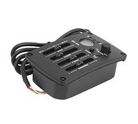 Alomejor EQ Equalizer Pickup Acoustic Guitar 4 Band Preamp for Classical Folk Guitars with Built-in Tuner for Performers