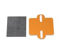 Alomejor ESC Mounting Plate, Aluminum Shock Absorbing ESC Fixing Plate with Standard Mounting Method for 1/8 RC Car (Gold)