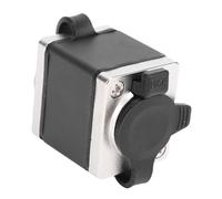 Alomejor Ethernet Coupler, IP68 Copper Connector | RJ45 extension, compatible with Cat5e, Cat6, Cat7, Cat8, durable zinc alloy, ideal for outdoor use