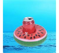 Alomejor Fashionable Football Inflating Water Tray Resuable Drink Floaties with Various Patterns for Pool Parties in Rivers and Lakes, Thick Materials (5 Pack)