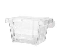 Alomejor Fish Breeding Isolation Box, Acrylic Hatching Incubator for Clown Fish, Rearing Tank Split,