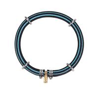 Alomejor Fish Pond Bubbler Durable Copper Round Air Bubble Diffuser Ring for Increasing Oxygen Into the Water, Fits 20w+ Oxygen Pump, Convenient to Connect Air Tube (Single circle diameter 15cm)