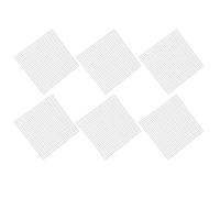 Alomejor Fish Tank Isolation Bottom Filter Grid Plate Dividers Crate for Aquarium, Flexible Splicing Design, Multifunctional Mesh, Suitable for Various Fishes, 6Pcs (30 * 30CM)