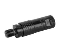 Alomejor Fishing Alarm Connector Metal Quick Release Adapter 4Pcs Removable Bite Alarm Mount 6cm Black Silver for Carp Fishing Bank Sticks Rod Pods Tackle Users (Black)