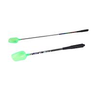 Alomejor Fishing Bait Throwing Spoon, Stainless Steel Telescopic Pole with Non Slip Handle, Plastic Lure Scoop for Fishing Enthusiasts