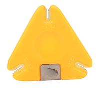 Alomejor Fishing Coated Braid Stripper Rig Tool Line Coated Removal Tool Line Cutter Fishing Tackle Accessory(orange)