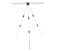 Alomejor Fishing Pole Tripod Holders, Outdoor Sea Fishing Support Stand, Aluminum Alloy, Non-Slip, Portable