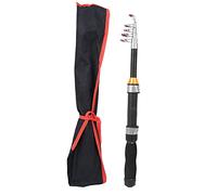 Alomejor Fishing Rod Four Layer Ultra Short Fishing Rod Protable Telescopic Long Throw River Fishing Pole for Outdoor Fishing(1.2m) Fishing Rod and Its Accessories