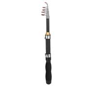 Alomejor Fishing Rod Portable Small Short Sea Pole Mini Sea Fishing Tools Telescopic Fishing Rod for Travel Seawater Freshwater Bass Trout Fishing(1.2m)