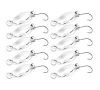 Alomejor fishing spoons, durable metal trout lures single hook efficient bait delivery for lake stream anglers outdoor fishing