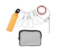 Alomejor Fishing Stringer 5 Detachable Fish Clips