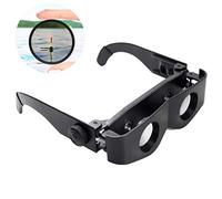 Alomejor Fishing Telescope Glasses Adjustable Magnifier with 3-6 Times Magnification Easy to Carry Simple Operation with Autofocus for Fishing Watching Football Games Concerts Sewing (Black)