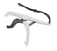 Alomejor Floating Fishing Gripper Gear ABS Fish Lip Grip Pliers Fish Clamp with Adjustable Rope(S-White)