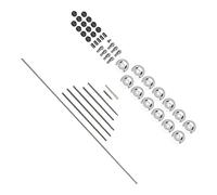 Alomejor Flute Repair Kit, Alto DIY Maintenance Set with Stainless Steel Rollers Washers Screws Reed, for Flute Parts Replacement and Instrument Accessories