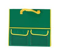 Alomejor Foldable Felt Board Double Sided Educational Toy for Toddlers Interactive Storytelling in Blue and Green 17.25x15.5x8.5in
