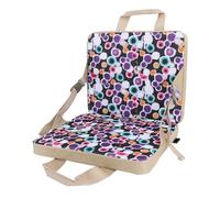Alomejor Foldable Stadium Cushion, Thick Floral Design | Portable for camping, Supports kids, Medium size, 600D Oxford fabric
