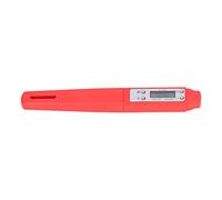 Alomejor Food Thermometer, Automatic Calibration, Accurate Cooking Thermometer for Baking Meat and Liquid, for Kitchen and Bread Making (Red)