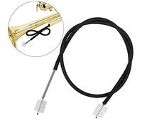 Alomejor French Horn Cleaning Brush Kit, Soft Smooth Rubber Inside Cleaning Tool, Reusable with 2pcs Replaceable Brushes