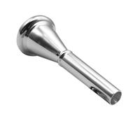 Alomejor French Horn Mouthpiece, Silver Plated Copper 64mm Length 17mm Inner Diameter for Enhanced Tone with Mellophone Acoustic