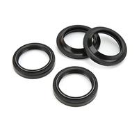 Alomejor Front Fork Oil Seal Motorcycle Shock Absorber Seal Kit 41x53x8/10.5mm Fluororubber Replacement for XVS650 V Star YZF-R1 YZF-600R YZF-R6 with Dust