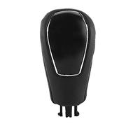 Alomejor Gear Shift Knob Head Plastic Transmission Lever Handle Black Silver Easy Installation Original Fit Replacement for Automatic Car for Kuga MK1 BLK Drivers