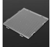 Alomejor Geometric Pegboard Kids Puzzle Toys for 2.6mm Creative Educational Parenting Kit for Boys and Girls Transparent (Little Sifang)